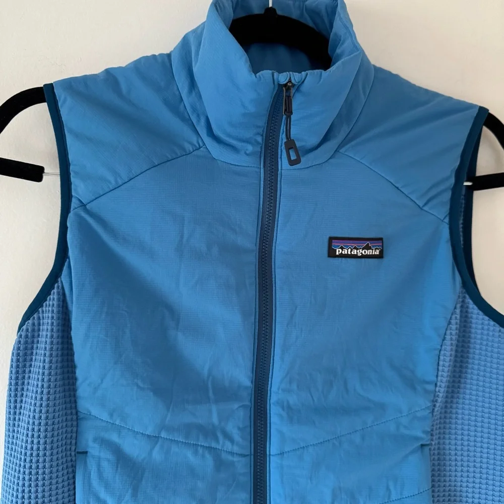 Patagonia Vest Size Small Blue Nano Air Full Zip Light Hybrid Insulated Jacket